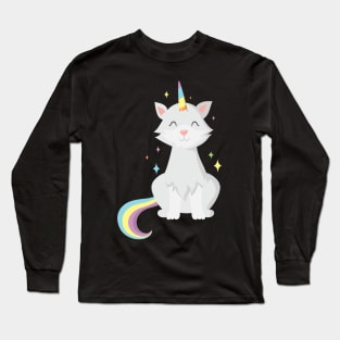 Unicorn Cat Long Sleeve T-Shirt